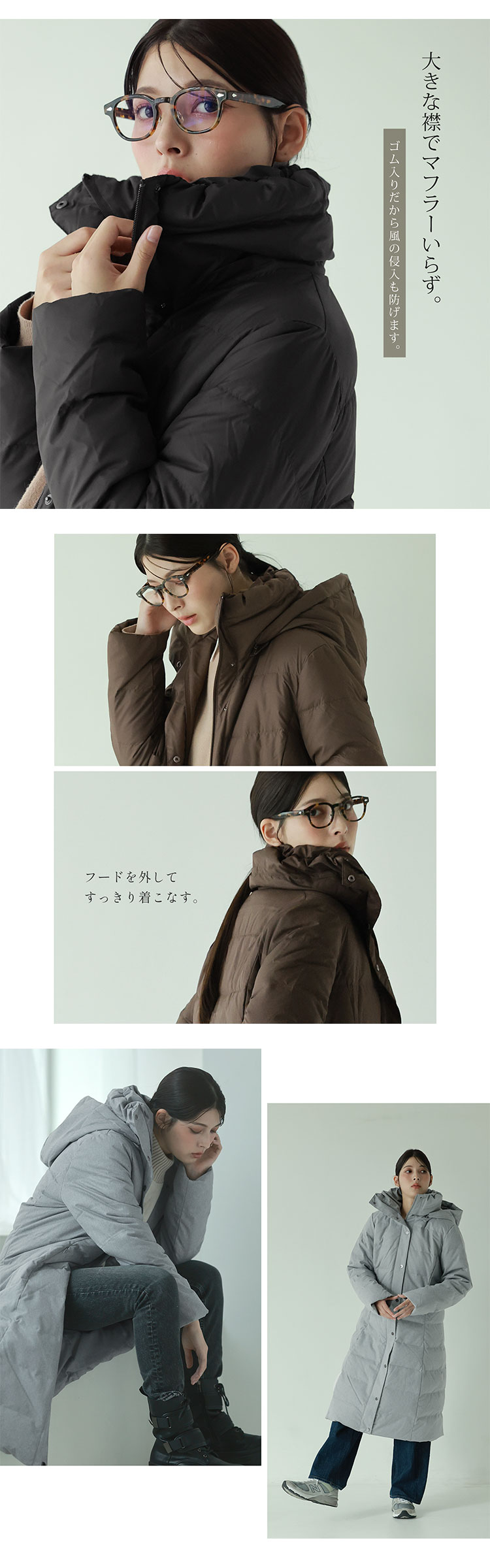 ダウンコート ロング丈 ダウン90% レディース ロングダウン