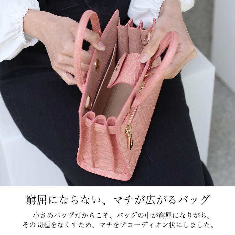 2way バッグ パイソン 小さめ
