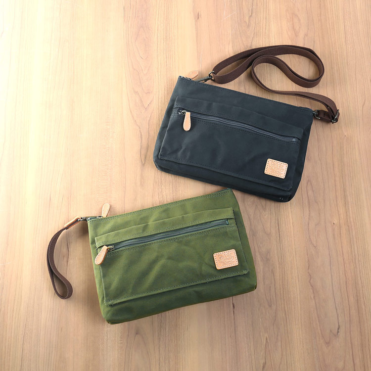 Pistache ピスタッシュ 帆布 キャンバス 生地 2WAY バッグ