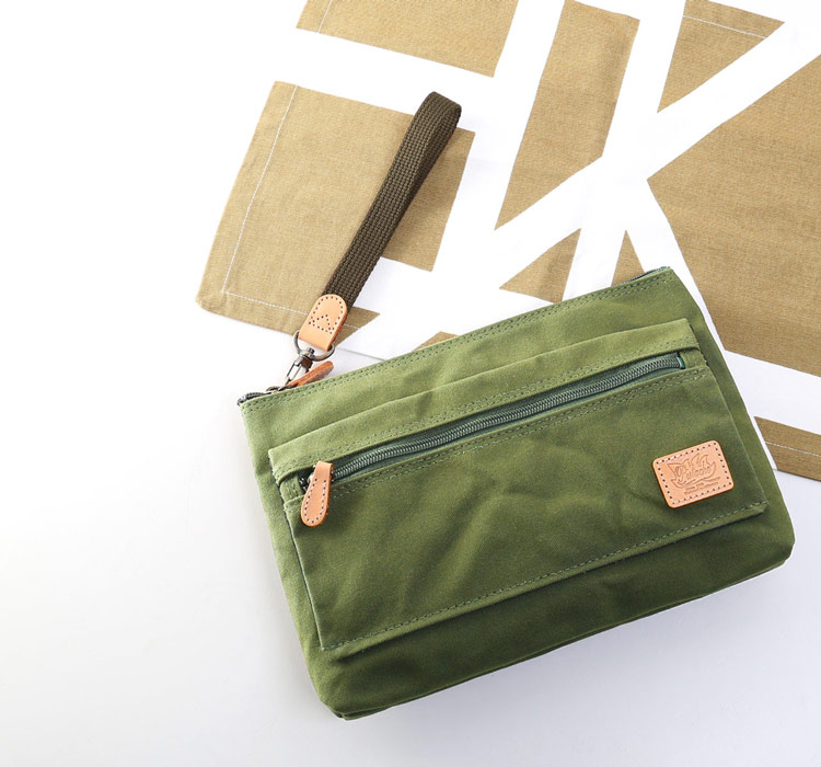 Pistache ピスタッシュ 帆布 キャンバス 生地 2WAY バッグ