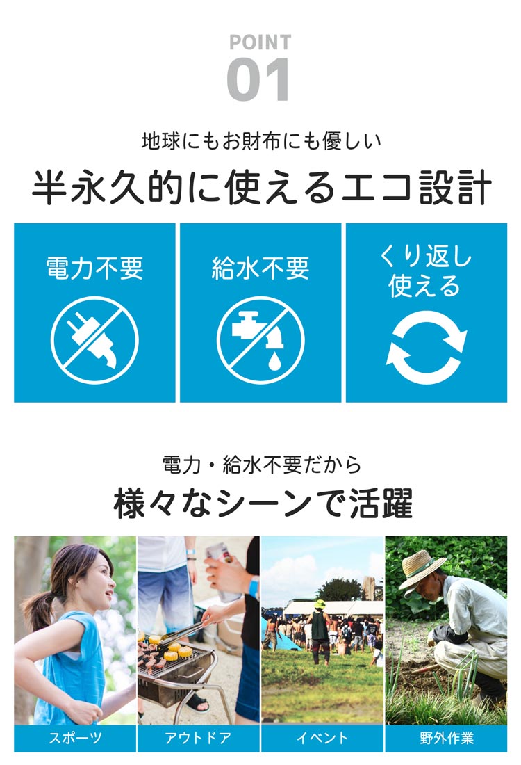熱中症対策 アイス リングクール 柄 大人