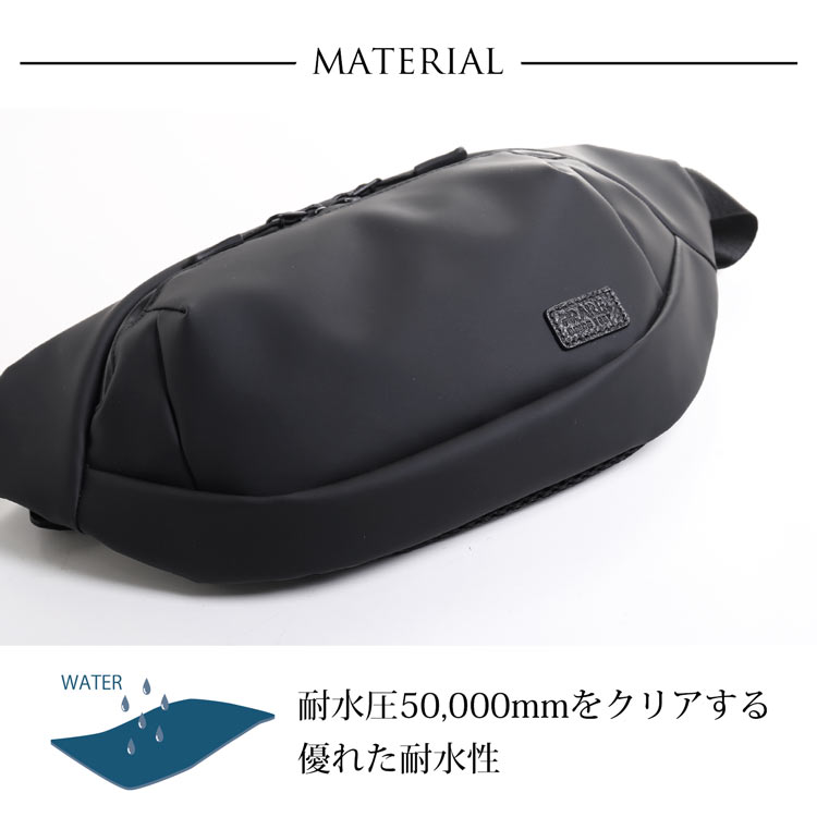 PRAIRIE プレリー 防水バッグ メンズ アウトドア 防水 止水ファスナー 丈夫 ボディバッグ ショルダーバッグ