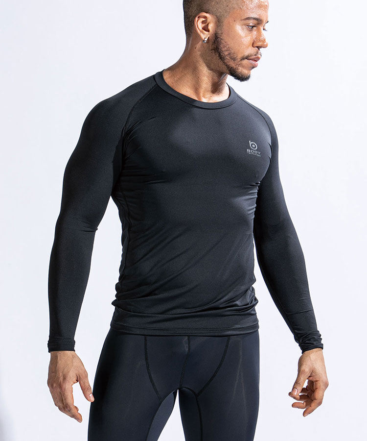 BODY TOUGHNESS クルーネックシャツ メンズ ロングスリーブ