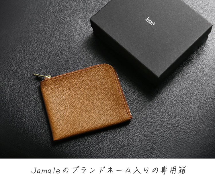 Jamale 財布 牛革 コンパクト 小さい