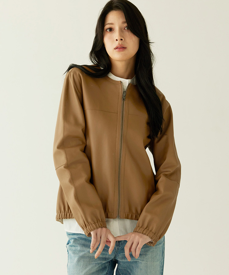 ラム レザー ジャケット リバーシブル 軽量