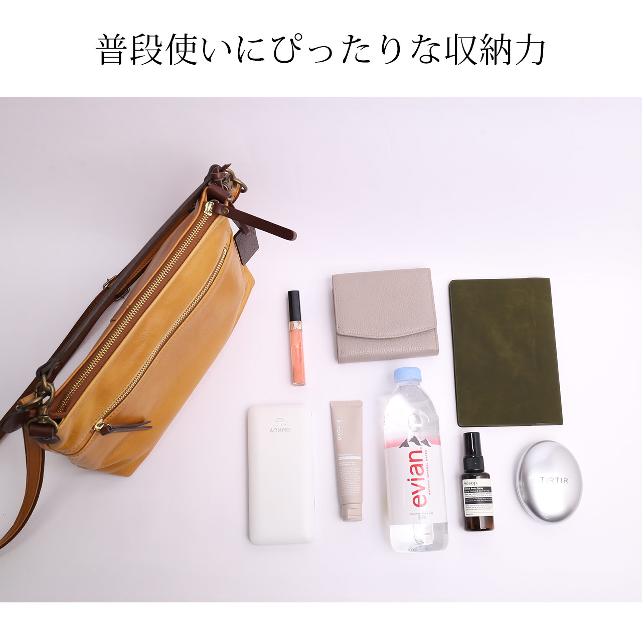 斜め掛けバッグ レディース 本革 2way 日本製