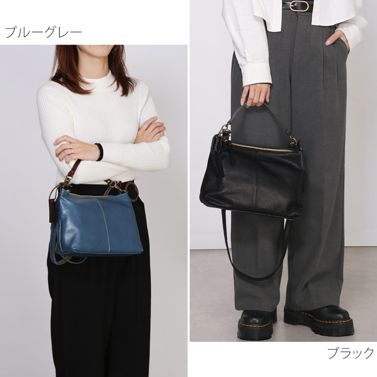 斜め掛けバッグ レディース 本革 2way 日本製