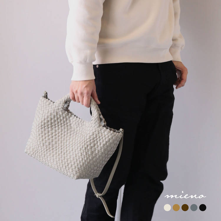 mienoメッシュ2wayトートバッグ