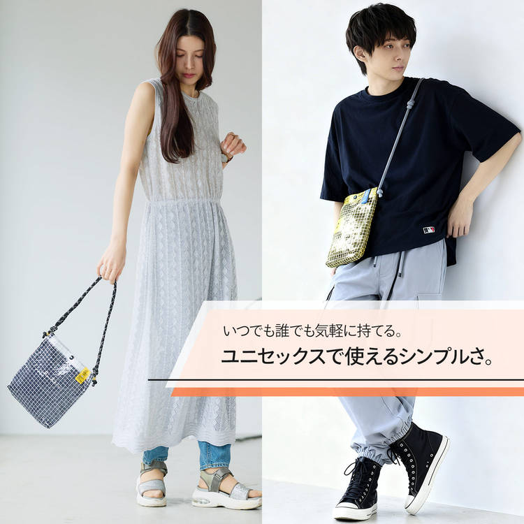 カクシ 透明 ショルダーバッグ