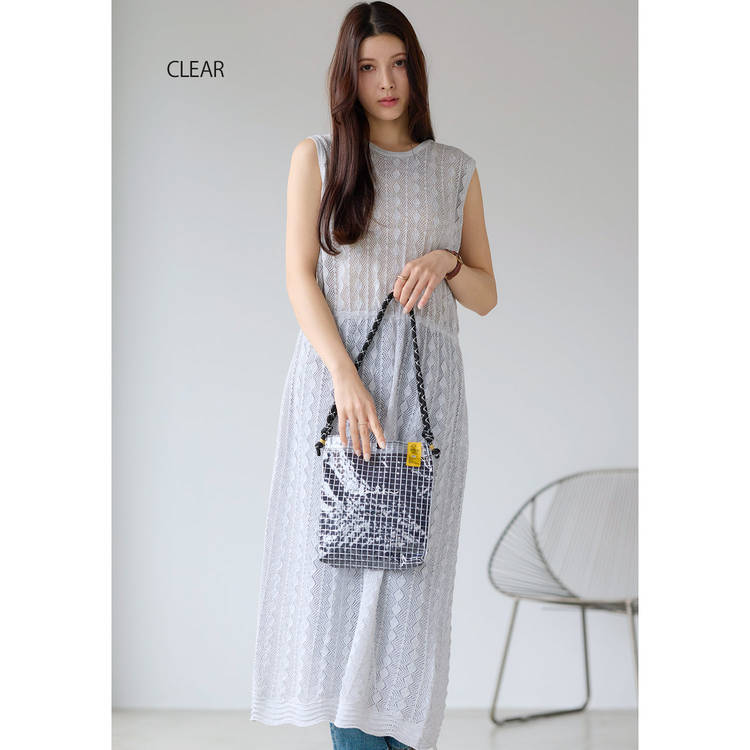 kaksi クリアショルダーバッグ