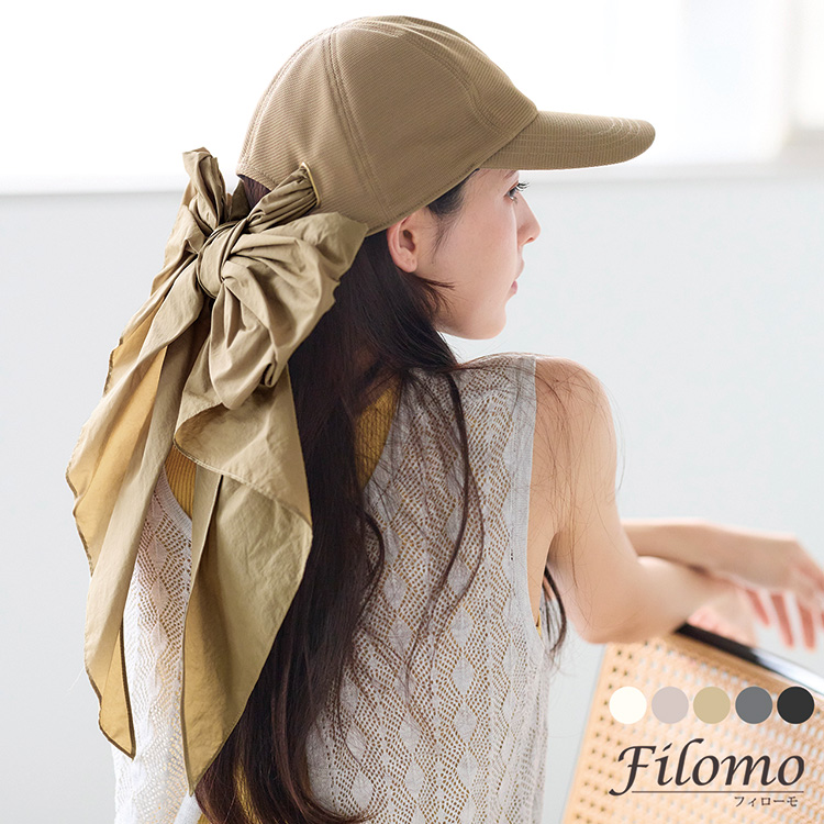 リボン キャップ レディース