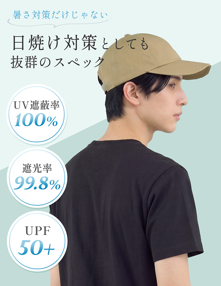 コカゲル 遮熱 涼しい 蒸れない 帽子 日除け UVカット 遮光