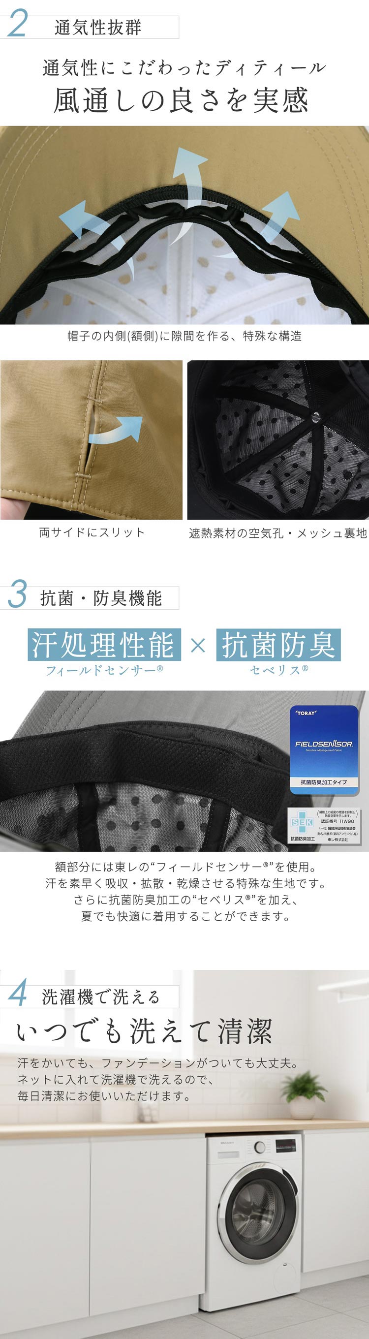 コカゲル 遮熱 涼しい 蒸れない 帽子 レディース メンズ