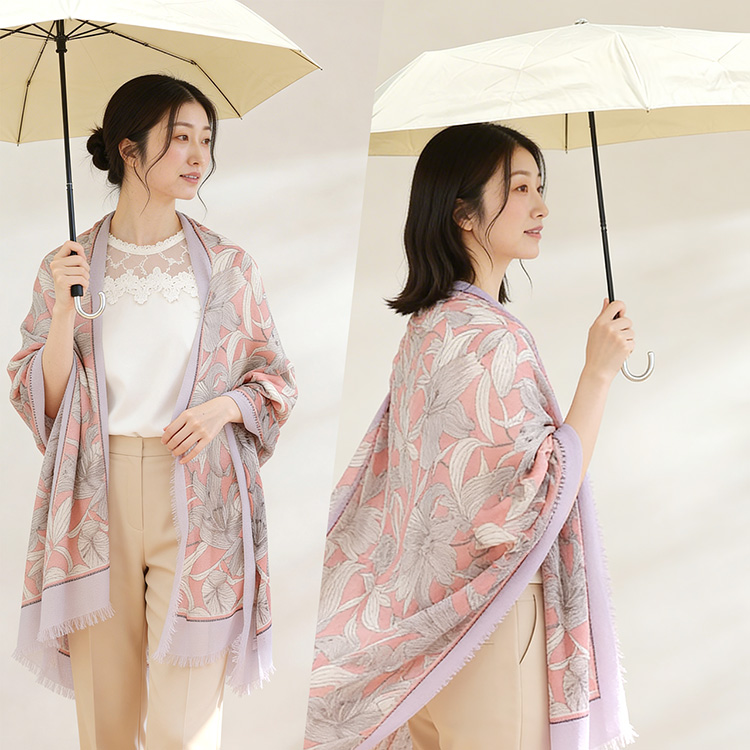 ギフトセット ストール 日傘 レディース 