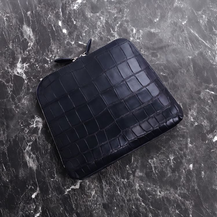 クロコダイル 2way ショルダーバッグ レディース 斜めがけ ミニバッグ 本革 マット加工 クラッチバッグ
