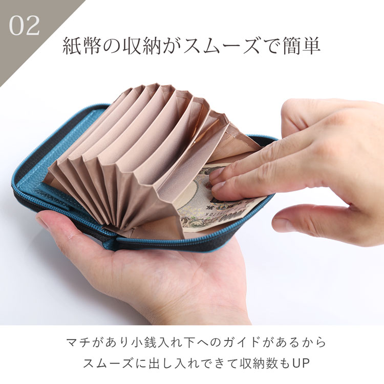 クロコダイル コンパクト 財布 じゃばら カードケース