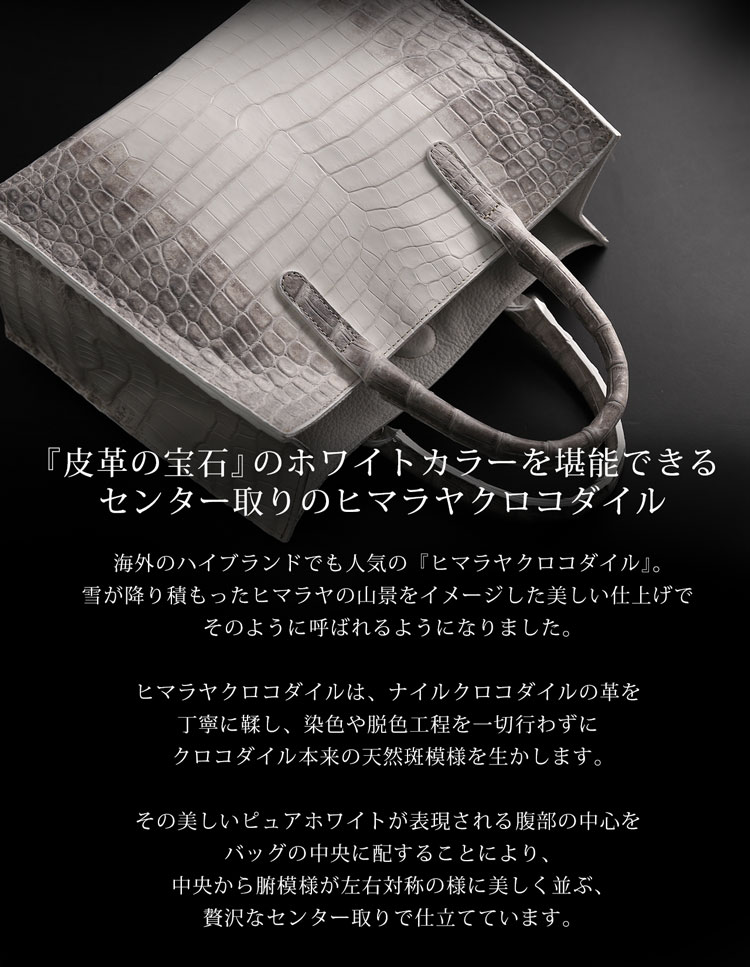 ヒマラヤクロコダイル2wayミニトートバッグ