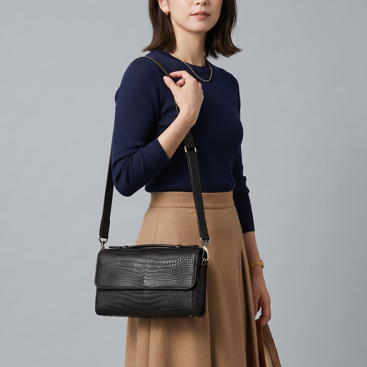 スモールクロコダイル2wayバッグ