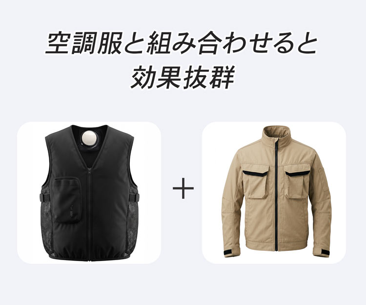 冷暖ベスト ペルチェ バッテリーセット プレート 冷却 暑さ対策