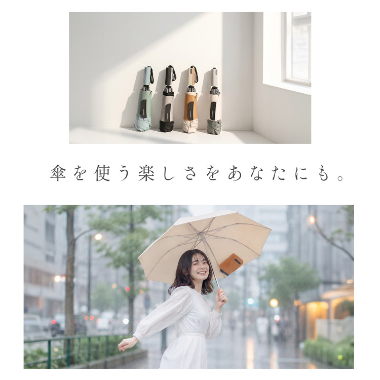 折り畳み傘 簡単収納 レディース 機能的 マクラク 簡単