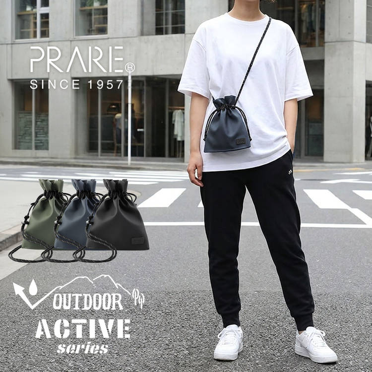 プレリー active 巾着ショルダーバッグ