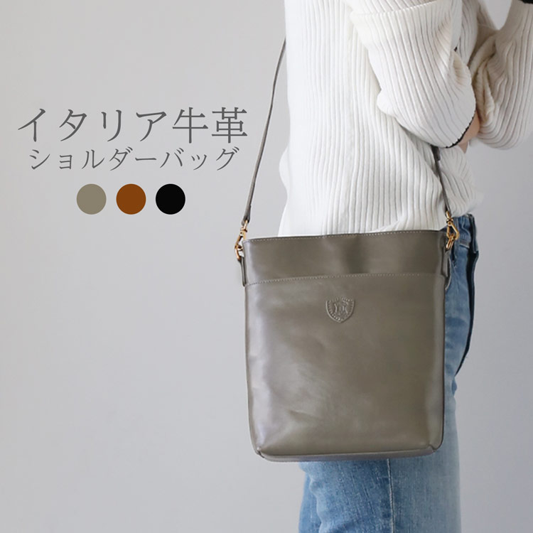 BELLIES YORK ベリーズヨーク イタリア牛革 ショルダーバッグ イタリアンレザー