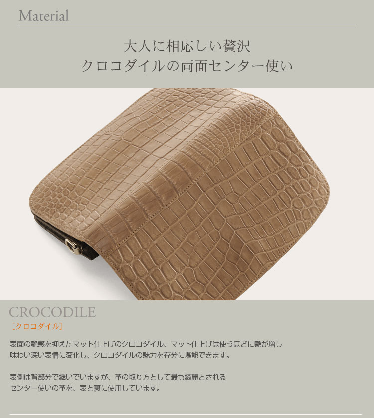 センター取りのクロコダイル