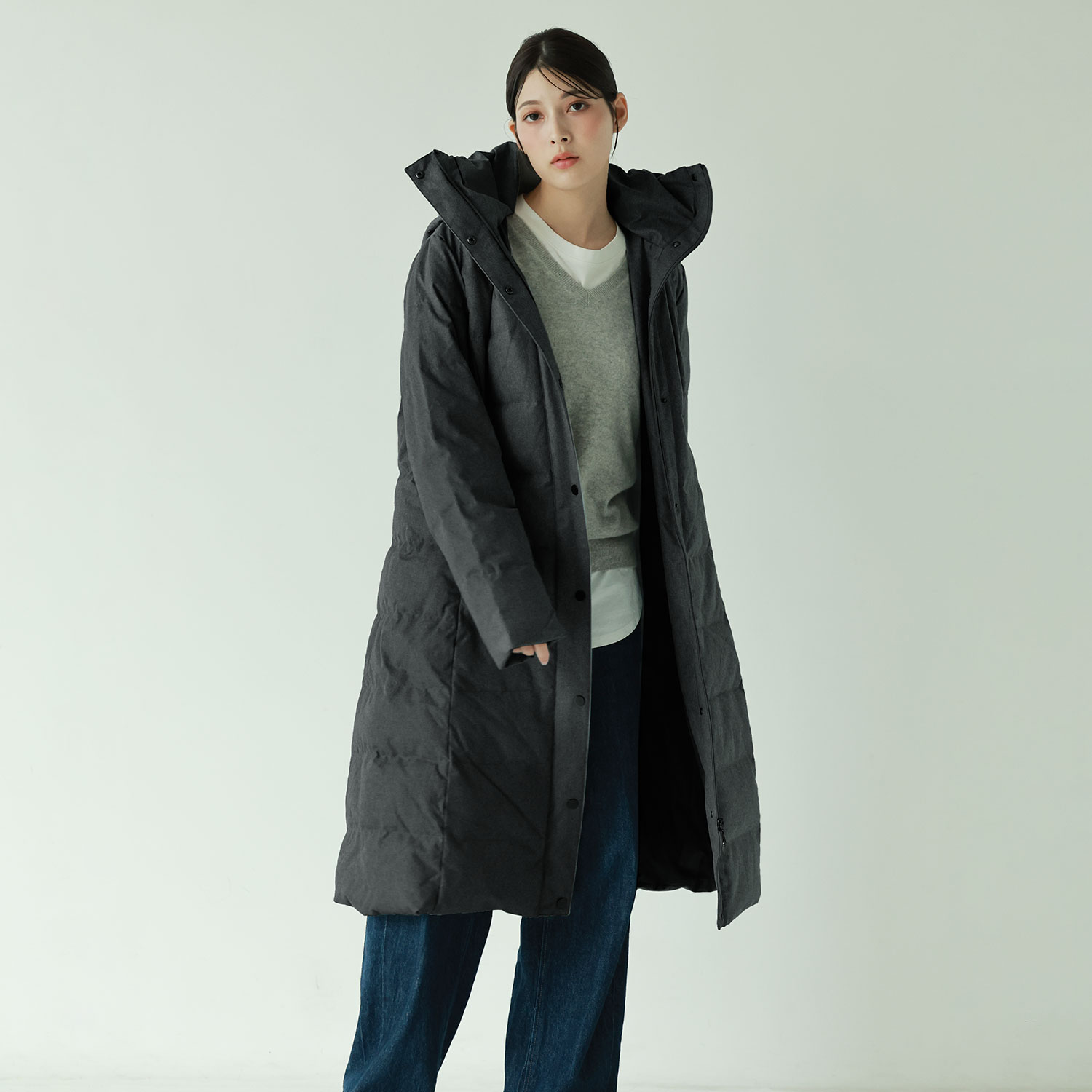 ロングダウンコート