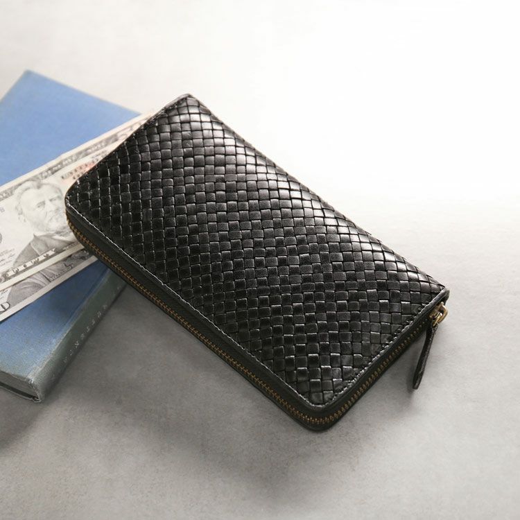 doob London イタリアンレザー ヌメ革 長財布 メンズ 本革 ラウンド