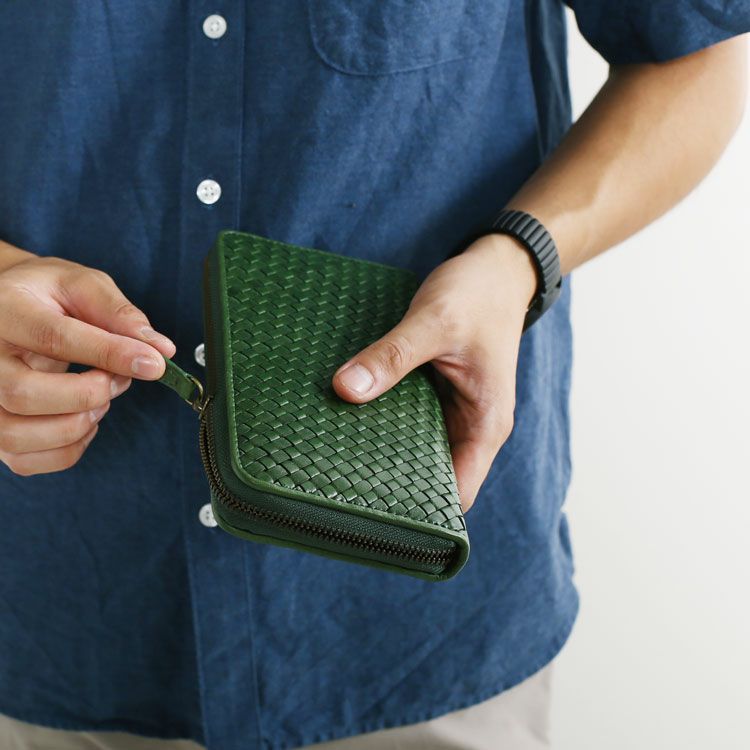 doob London イタリアンレザー ヌメ革 長財布 メンズ 本革 ラウンド