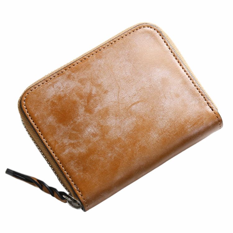 ブライドルレザー コンパクト 財布 メンズ 本革 doob London【名入れ