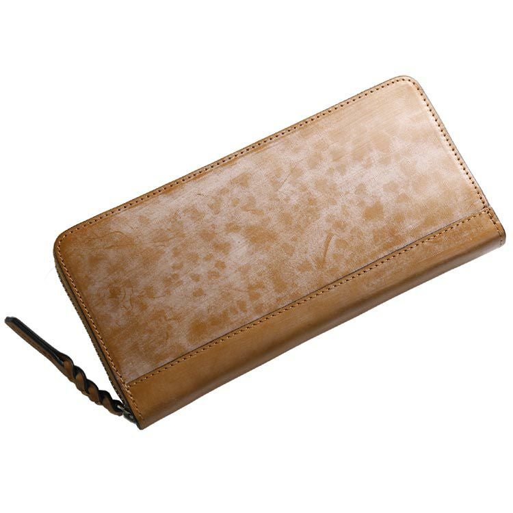 ブライドルレザー 本革 メンズ 長財布 ラウンドファスナー doob London