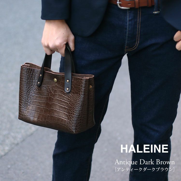 小さいバッグ メンズ ゴルフ ラウンドバッグ 牛革 日本製 ミニバッグ 黒 白