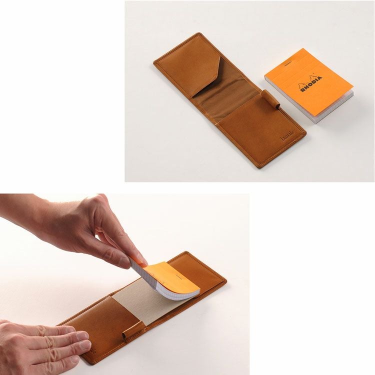 名入れ 別途購入で可能】 Jamale 栃木レザー No.11ロディア専用 メモ