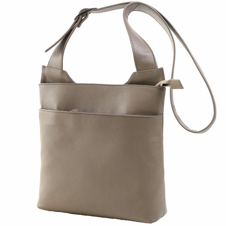 Jamale 日本製 牛革 ショルダー バッグ メンズ 本革 軽量 4FB