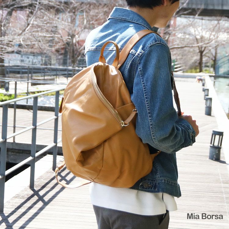 Mia Borsa リュック メンズ 本革 軽量 5F