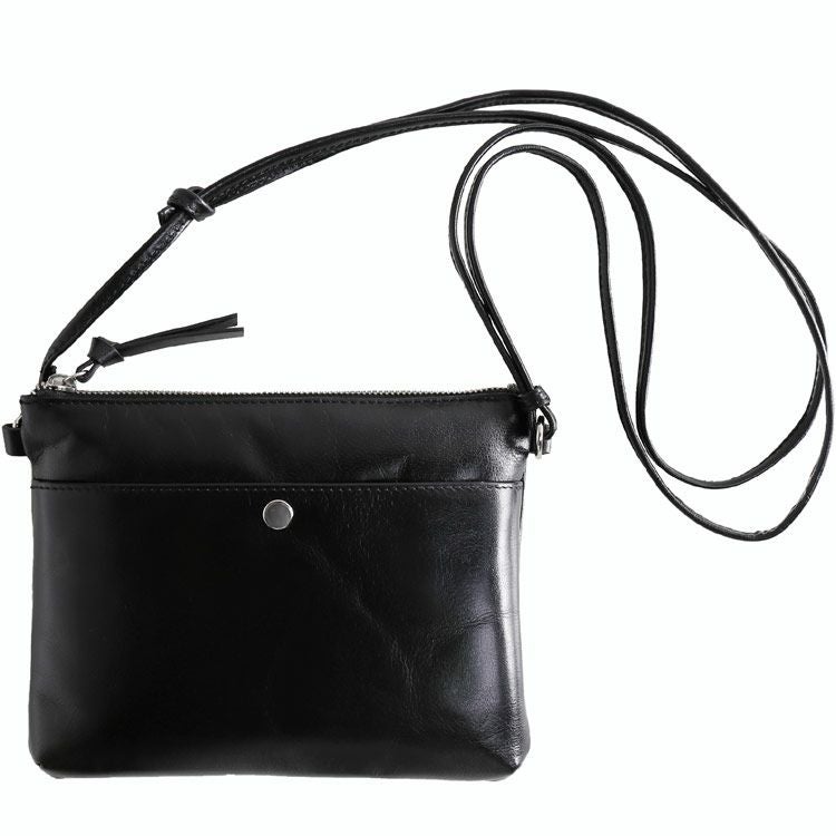 レザー サコッシュ ショルダーバッグ メンズ 本革 Mia Borsa 5F