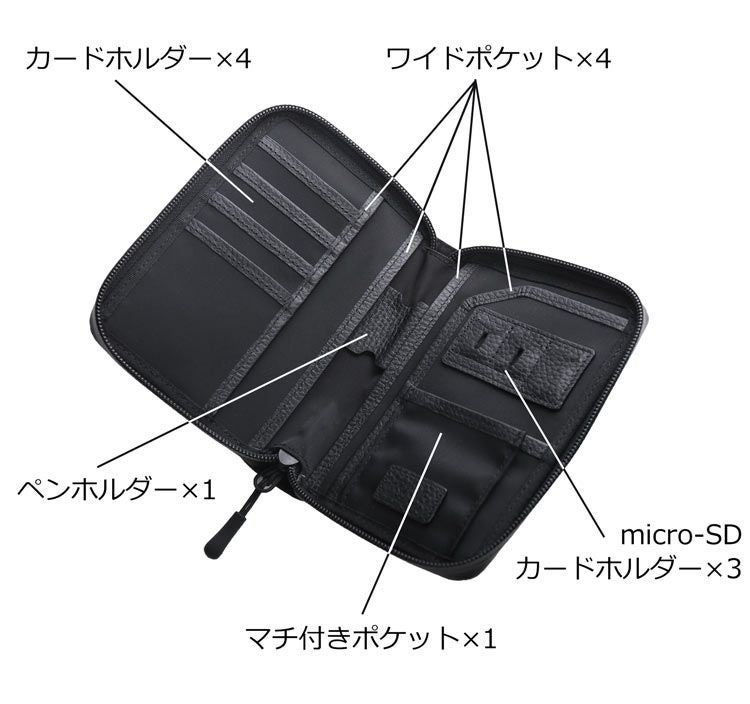 オーガナイザー メンズ ポーチ PRAIRIE 耐水 防水 止水ファスナー