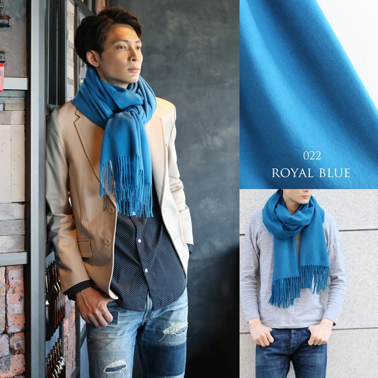 カシミヤ ストール メンズ Filomo 全16色 カシミヤ100％ 内モンゴル産