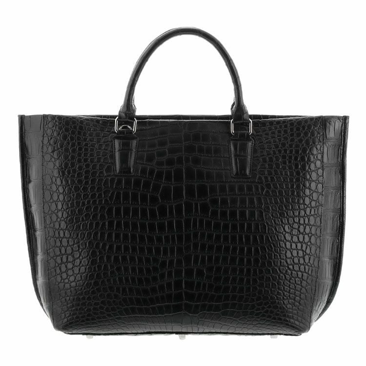 スモール クロコダイル ポロサス トートバッグ マット加工 2WAY メンズ