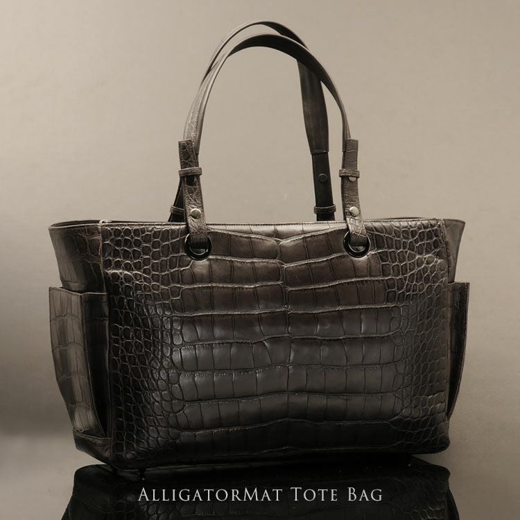 メンズ-マット仕上げアリゲーターバッグ 通販｜アリゲーターバッグなら