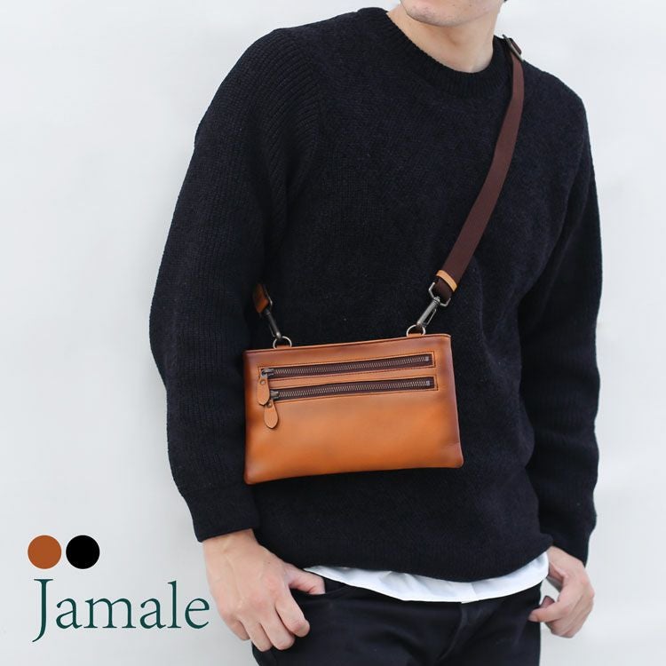 jamale 日本製 サコッシュ【名入れ 別途購入で可能】 4FB