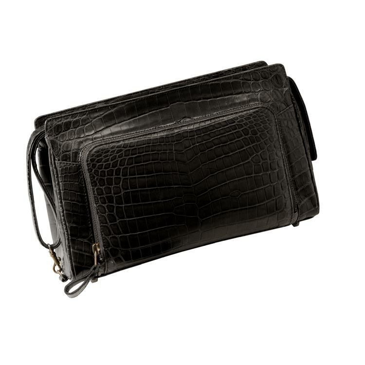 JRA クロコダイル　セカンドバック「美品」 Amazon | 本クロコダイル革 鰐革 日本製 JRA認定商品 特殊モデル 男女