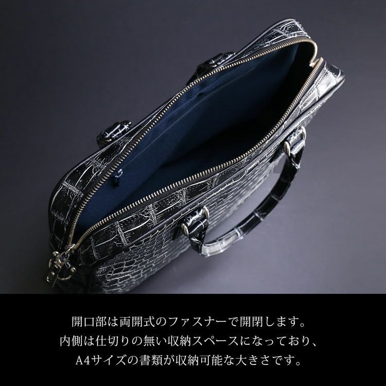 【A4収納可能】レクサス　ビジネスバッグ　2way　シルバー金具　ロゴ入り　本革 LUGGAGE LABEL ラゲッジ レーベル エレメント 2WAYブリーフケース 021