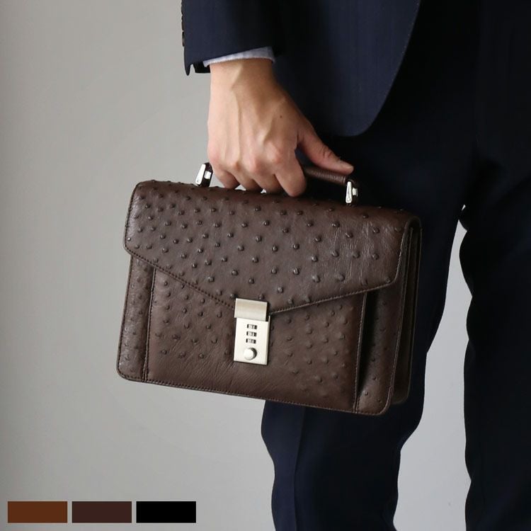 メンズ-オーストリッチ-ビジネスバッグ｜ビジネスバッグなら三京商会 本店