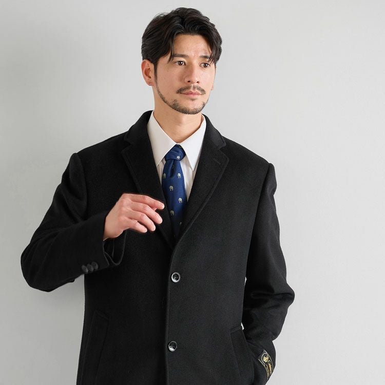 カシミヤ チェスターコート フォーマルコート カシミヤ100％ ギフト