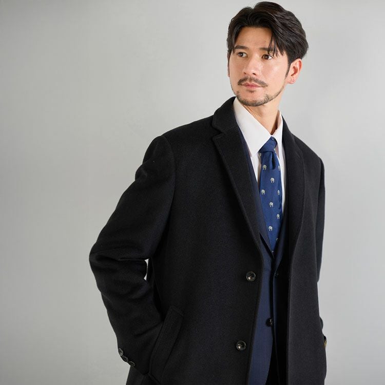 カシミヤ チェスターコート フォーマルコート カシミヤ100％ ギフト