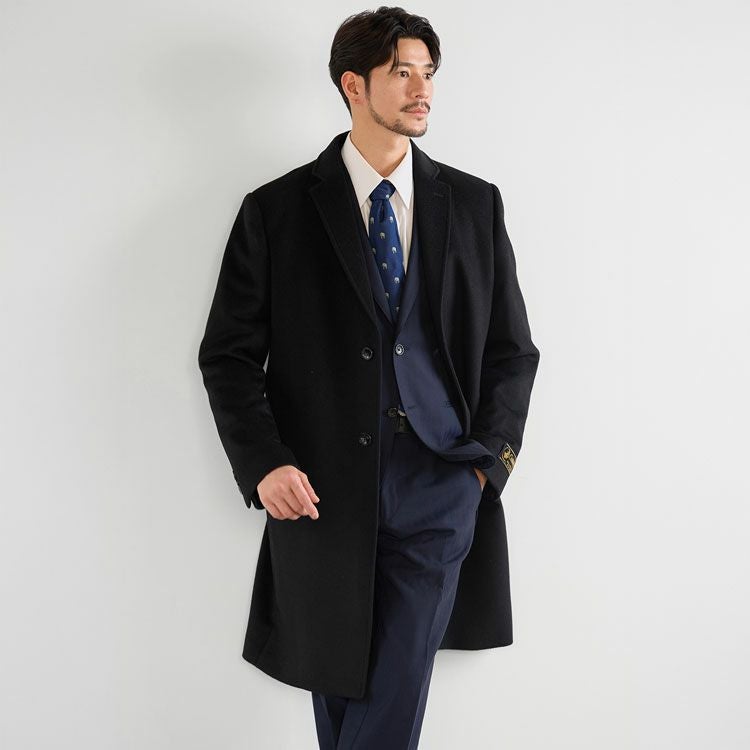カシミヤ チェスターコート フォーマルコート カシミヤ100％ ギフト