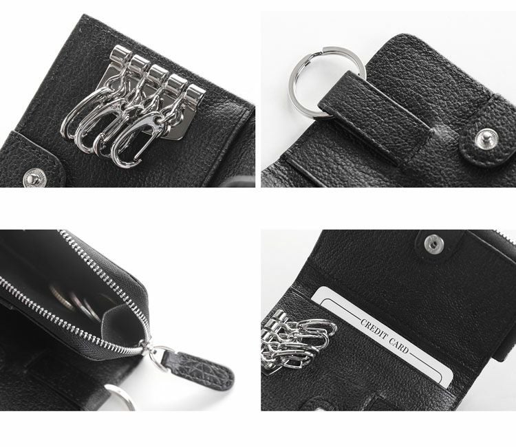 クロコダイル キーケース メンズ コインケース カード入れ 付き マット