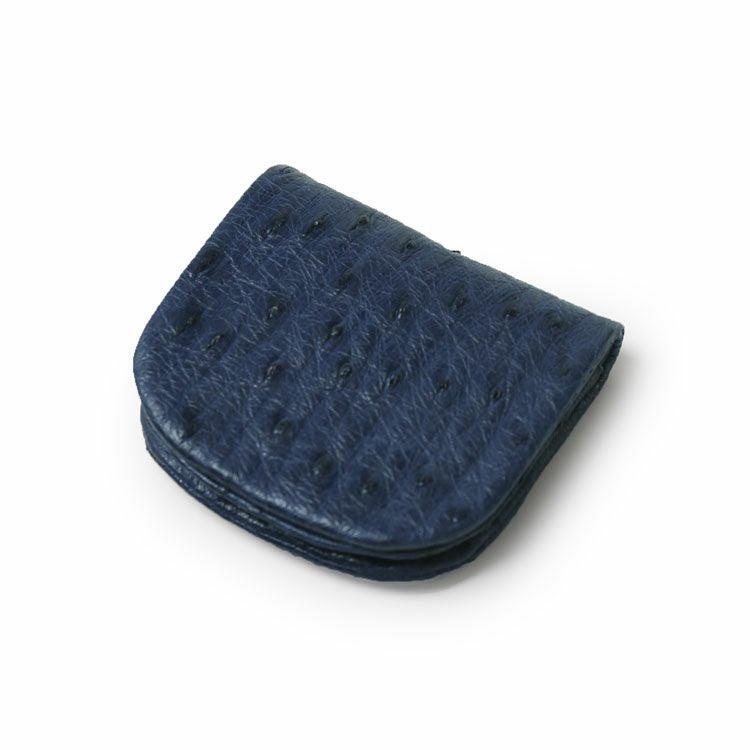 オーストリッチ 馬蹄型 小銭入れ メンズ 4FA (9865-mens-1r)